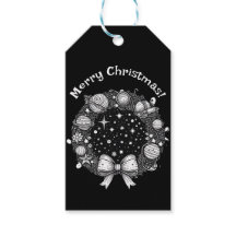 Retro-ruimte-thema cadeau-Label | Kosmische vakant