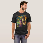Retro ruimtecommandant  t-shirt (Voorkant volledig)