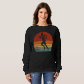 Retro Runner Runner Silhouet Running 60 Trui (Voorkant volledig)