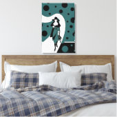 Retro Runway Model, mode Art Déco Vintage (Insitu(Chambre))