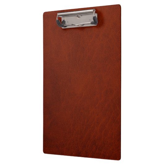 Retro Rustic Brown Rust Leather Klembord (Links)