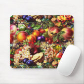 Retro Rustic Fresh Summer Tropical Fruit Vegetable Muismat (Met muis)