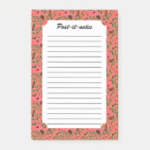 Retro Rustic Greenery Autumn Forest Waterverf Post-it® Notes (Voorkant)