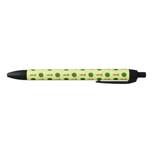 Retro Rustic Greenery Vegetable Garden Waterverf Zwarte Inkt Pen (Bodem)