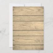 Retro Rustiek Boerderij Rode Vrachtwagen Kerstfees Kaart (Achterkant)