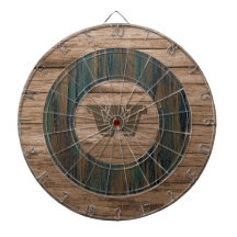 Retro Rustiek Monogrammed Hout