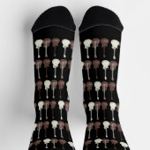 Retro  Rustieke Gitaar Pop Art Sokken (Top)