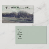 Retro rustieke lente appels bomen Mooie boomgaard Visitekaartje (Voorkant / Achterkant)