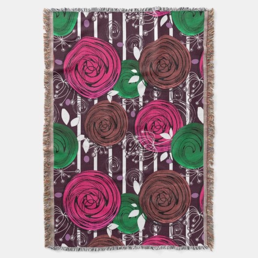 Retro-, rustig-, folk- deken (Voorkant Verticaal)