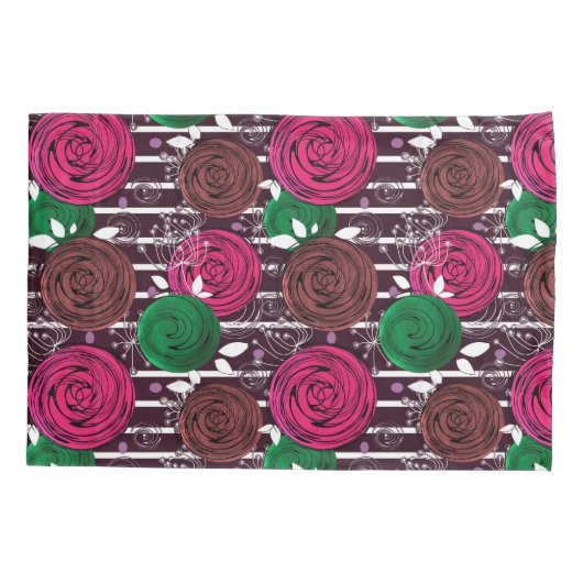 Retro-, rustig-, folk- kussensloop (Achterkant)