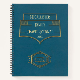 Retro RV Camper Travel Journal