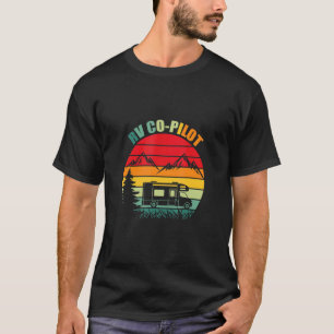 Retro  Rv Co Pilot Rv Adventures RvV T-shirt