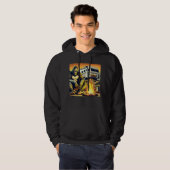 Retro RV Sasquatch Camping Hoodie (Voorkant volledig)