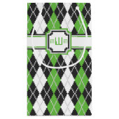 Rétro sac à motifs de losanges de cadeau (Dos)