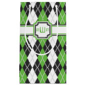 Rétro sac à motifs de losanges de cadeau (Devant)