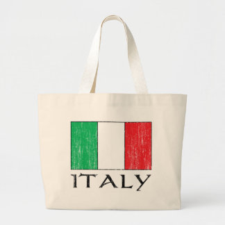 Rétro sac fourre - tout à drapeau de l'Italie