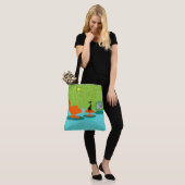 Rétro sac fourre-tout à Kitty d'âge d'espace (Sur le modèle)