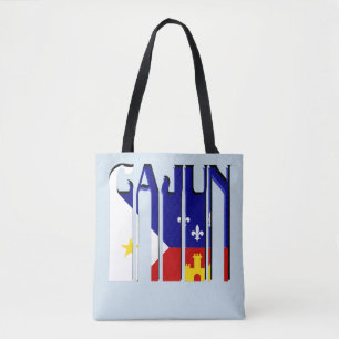 Rétro sac fourre-tout de la Louisiane de drapeau