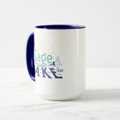 Retro Sage Lake 15oz Mok (Voorkant links)