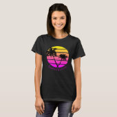 Retro Saint Lucia Beach T-shirt (Voorkant volledig)