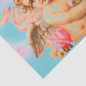 RÉTRO Saint-Valentin de PAPIER DE SOIE de SOIE (Détail)