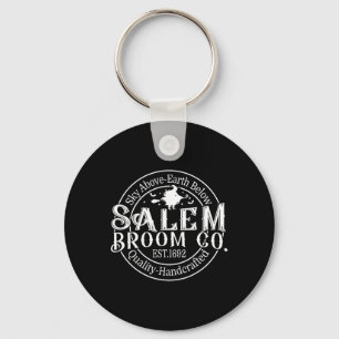 Retro Salem Broom Company EST 1692 Massachusetts H Sleutelhanger