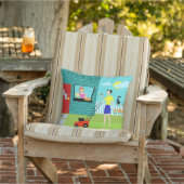 Rétro samedi matin coussin extérieur (Chaise)