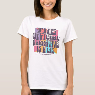 Retro samenzweringstheorie t-shirt
