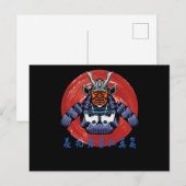 Retro Samurai Armor - Perfect Samurai Design Briefkaart (Voorkant / Achterkant)