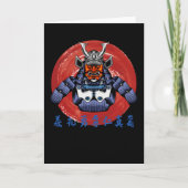 Retro Samurai Armor - Perfect Samurai Design Kaart (Voorkant)