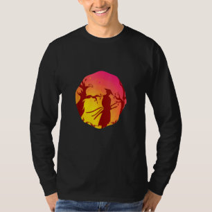 Retro Samurai Japan Ninja Sinobi Swords Katana Ken T-shirt