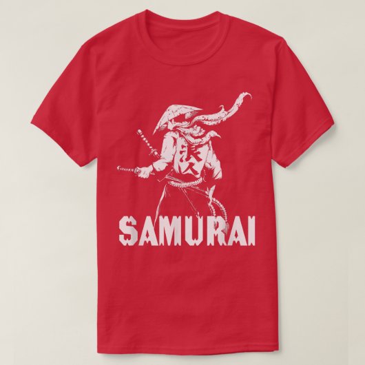 Retro Samurai Warrior Japans Samurai Ronin Funny T-shirt (Design voorkant)