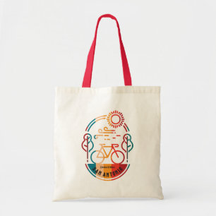 Retro San Antonio fietspad. Tote Bag