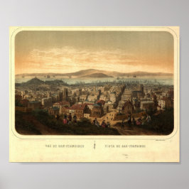  Retro San Francisco Map Poster