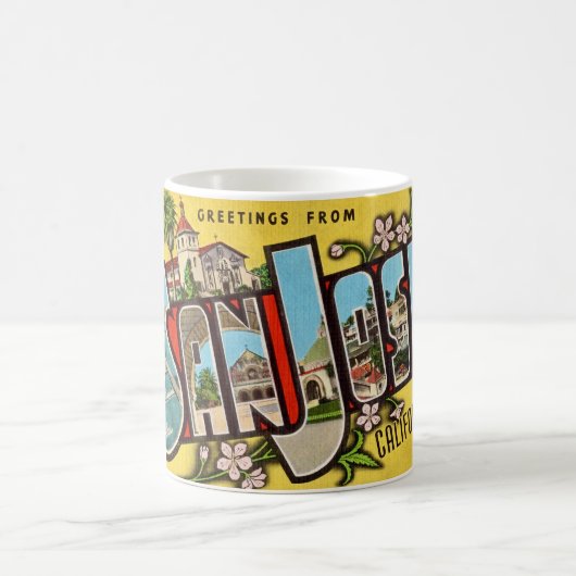 Retro San Jose Salutation Mug (Centre)