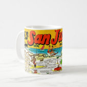 Retro San Juan Porto Rico Mug (Devant gauche)