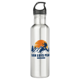 Retro San Luis Peak Hike T-shirt Waterfles
