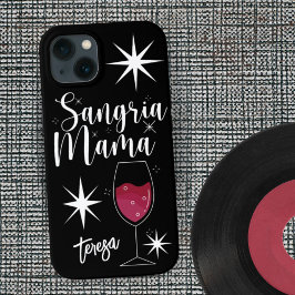 Retro Sangria Mama Custom iPhone 13 Hoesje