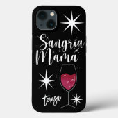 Retro Sangria Mama Custom Case-Mate iPhone Case (Achterkant)