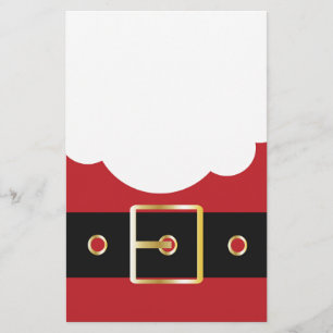 retro santa claus briefpapier