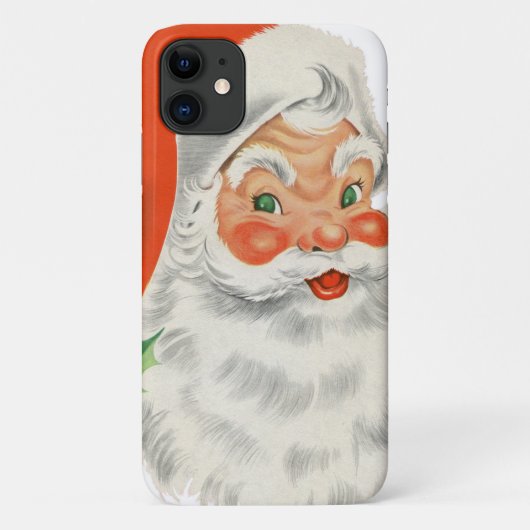  Retro Santa Claus Case-Mate iPhone Case (Achterkant)