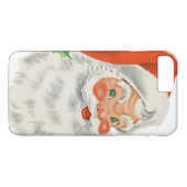  Retro Santa Claus Case-Mate iPhone Case (Achterkant (Horizontaal))