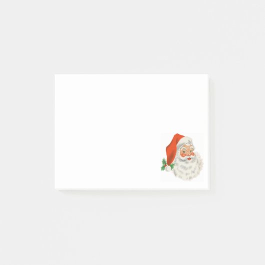 Retro Santa Claus Post-it® Notes (Voorkant)