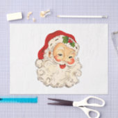  Retro Santa Clause kerstontkoppeling Tissuepapier (Craft)
