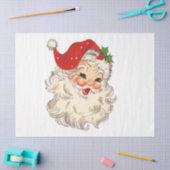 Retro Santa Clause kerstontkoppeling Tissuepapier (Craft)