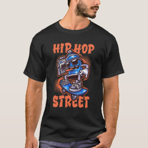 Retro  Santa Cruz California Old School Hip T-shirt