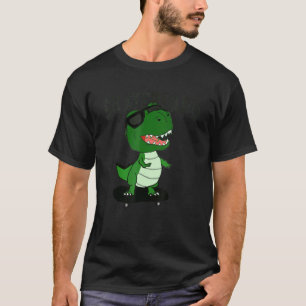 Retro Santa Cruz Dinosaur Skateboarding St T-shirt