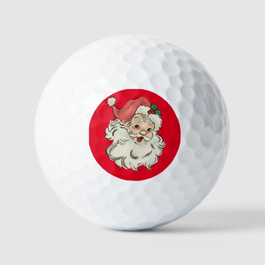 Retro Santa Golfballen (Voorkant)