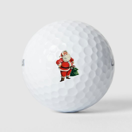 Retro Santa Golfballen (Voorkant)