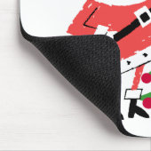 Retro Santa Holiday-overhemden en cadeautjes Muismat (Hoek)